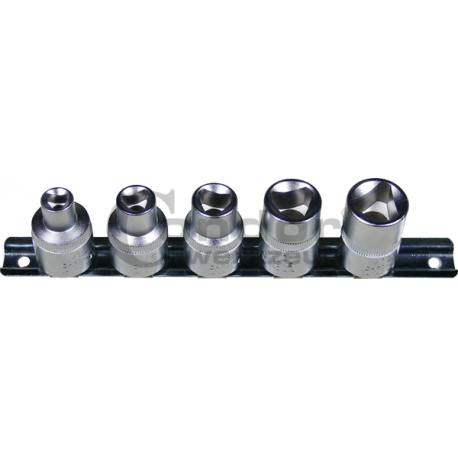 3-kampių galvučių komplektas 1/2" CV M5-M12 (VAG/ Audi, VW, Škoda, Seat)