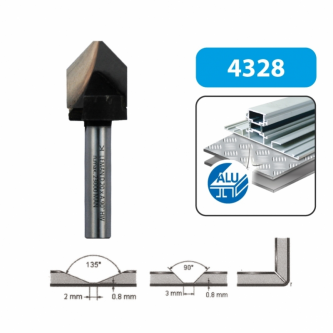 Freza aliuminiui 20*3*90°*8 mm