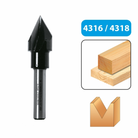 Freza pirštukinė medžiui 15*13*8 mm