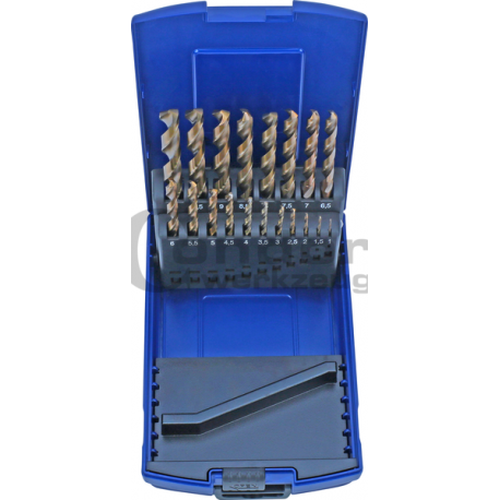 Grąžtų rinkinys metalui HSS-Cobalt, 19vnt.