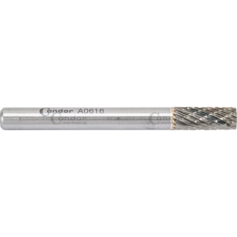 Kietmetalio borfreza 6,0x16mm type A