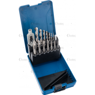 Sriegiklių ir grąžtų komplektas HSS M3-M12/ 2.5-10,2mm